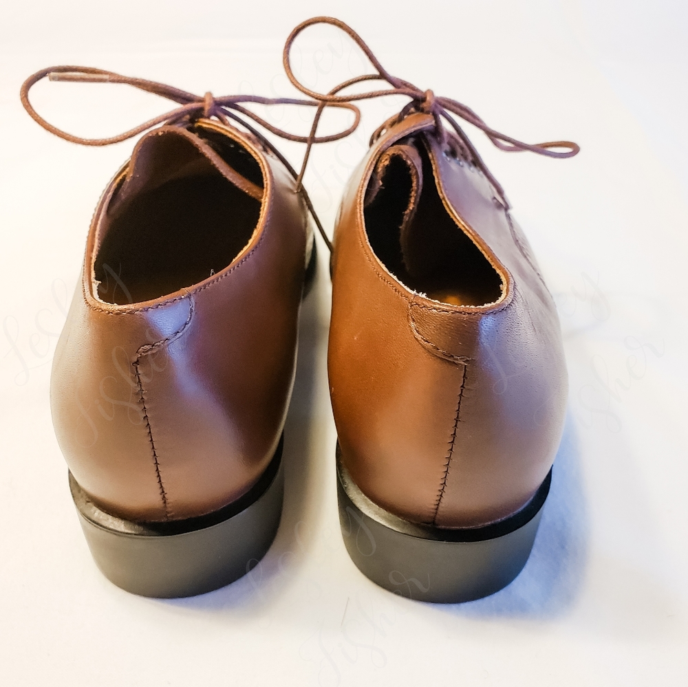 Ariat Brown Woven Leather Flats - Picture 4 of 9